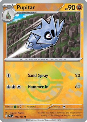 Pupitar (Poke Ball Pattern) 48 - SV Prismatic Evolutions Holofoil