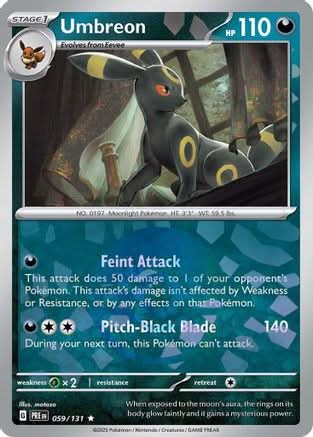 Umbreon (Poke Ball Pattern) - SV Prismatic Evolutions Holofoil