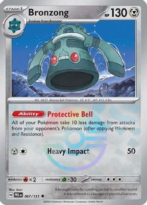 Bronzong (Poke Ball Pattern) - SV Prismatic Evolutions Holofoil