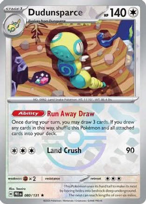 Dudunsparce (Poke Ball Pattern) - SV Prismatic Evolutions Holofoil