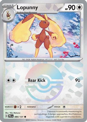 Lopunny (Poke Ball Pattern) 84 - SV Prismatic Evolutions Holofoil
