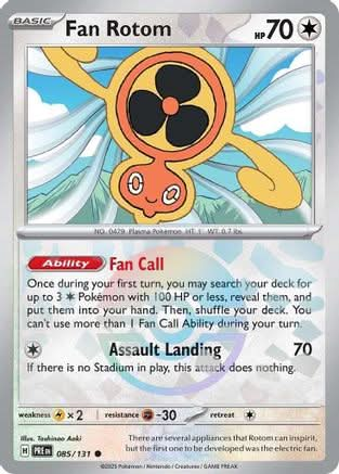 Fan Rotom (Poke Ball Pattern) - SV Prismatic Evolutions Holofoil