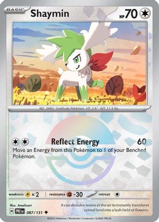 Shaymin (Poke Ball Pattern) 87 - SV Prismatic Evolutions Holofoil