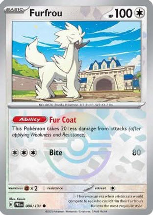 Furfrou (Poke Ball Pattern) - SV Prismatic Evolutions Holofoil