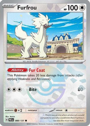 Furfrou (Poke Ball Pattern) 88 - SV Prismatic Evolutions Holofoil