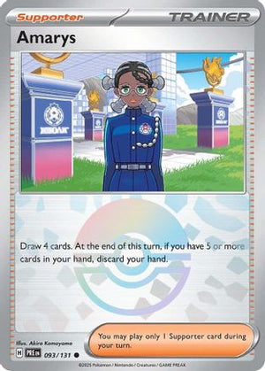 Amarys - 093/131 (Poke Ball Pattern) 93 - SV Prismatic Evolutions Holofoil