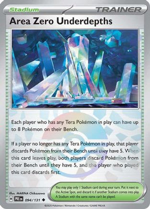 Area Zero Underdepths (Poke Ball Pattern) 94 - SV Prismatic Evolutions Holofoil - Poke-Collect