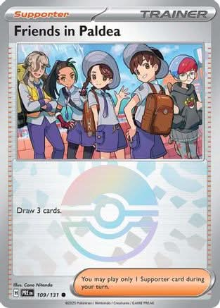 Friends in Paldea (Poke Ball Pattern) - SV Prismatic Evolutions Holofoil