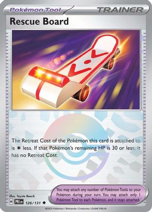 Rescue Board (Poke Ball Pattern) 126 - SV Prismatic Evolutions Holofoil - Poke-Collect