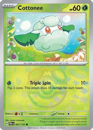 Cottonee (Master Ball Pattern) 7 - SV Prismatic Evolutions Holofoil - Poke-Collect