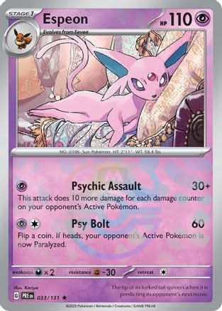 Espeon (Master Ball Pattern) - SV Prismatic Evolutions Holofoil