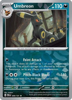 Umbreon (Master Ball Pattern) - SV Prismatic Evolutions Holofoil - Poke-Collect