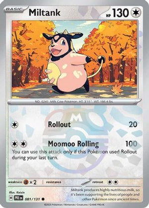 Miltank (Master Ball Pattern) - SV Prismatic Evolutions Holofoil - Poke-Collect