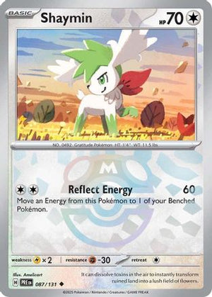 Shaymin (Master Ball Pattern) 87 - SV Prismatic Evolutions Holofoil - Poke-Collect