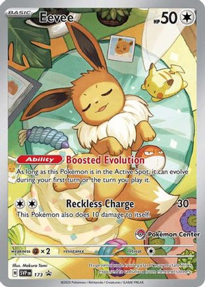 Eevee - 173 (Pokemon Center Exclusive) 173 - SV Scarlet & Violet Promo Cards Holofoil - Poke-Collect