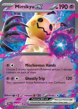 Mimikyu ex 69 - SV09 Journey Together Holofoil - Poke-Collect