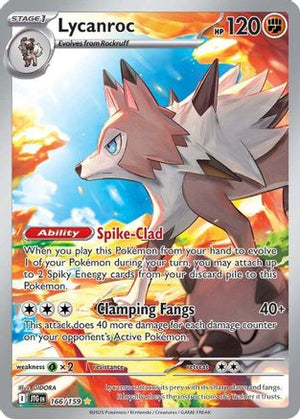 Lycanroc - 166/159 166 - SV09 Journey Together Holofoil - Poke-Collect
