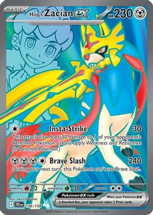 Hop's Zacian ex - 176/159 176 - SV09 Journey Together Holofoil - Poke-Collect