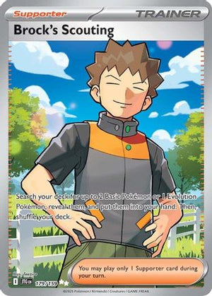 Brock's Scouting - 179/159 179 - SV09 Journey Together Holofoil