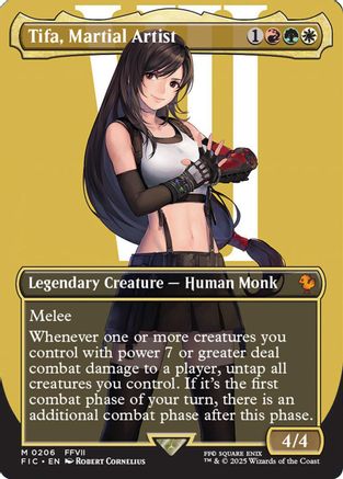 Tifa, Martial Artist (Borderless) (FIC-206) - Commander: FINAL FANTASY - Poke-Collect