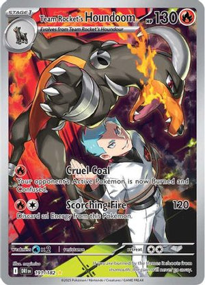 Team Rocket's Houndoom - 191/182 191 - SV10 Destined Rivals Holofoil - Poke-Collect