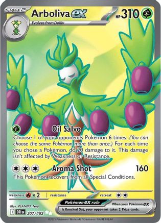 Arboliva ex - 207/182 207 - SV10 Destined Rivals Holofoil