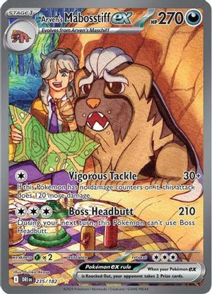 Arven's Mabosstiff ex - 235/182 235 - SV10 Destined Rivals Holofoil
