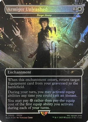 Armiger Unleashed - Forge Anew (Rainbow Foil) (SLD-7002) - Secret Lair Drop Series Foil - Poke-Collect