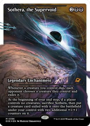 Sothera, the Supervoid (Showcase) (Fracture Foil) (EOE-386) - Edge of Eternities Foil - Poke-Collect