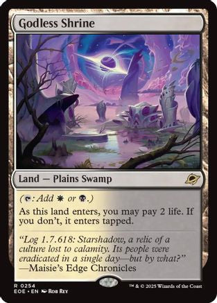Godless Shrine (EOE-254) - Edge of Eternities Foil - Poke-Collect