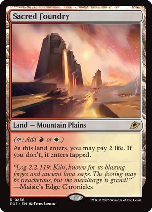 Sacred Foundry (EOE-256) - Edge of Eternities - Poke-Collect
