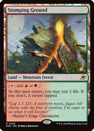 Stomping Ground (EOE-258) - Edge of Eternities Foil - Poke-Collect