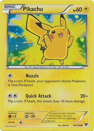 Pikachu (42/146) (2014 Movie Promo) [Miscellaneous Cards & Products] - Poke-Collect