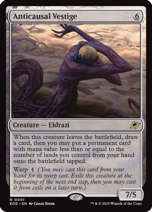 Anticausal Vestige (EOE-001) - Edge of Eternities Foil - Poke-Collect