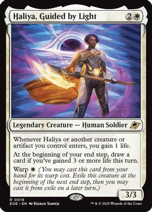 Haliya, Guided by Light (EOE-019) - Edge of Eternities Foil - Poke-Collect