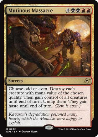 Mutinous Massacre (EOE-222) - Edge of Eternities - Poke-Collect