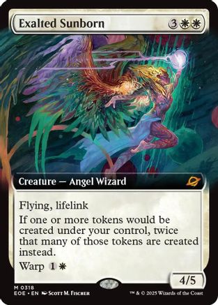 Exalted Sunborn (Extended Art) (EOE-318) - Edge of Eternities - Poke-Collect