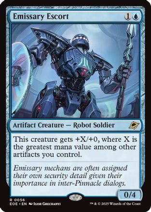 Emissary Escort (EOE-056) - Edge of Eternities Foil - Poke-Collect