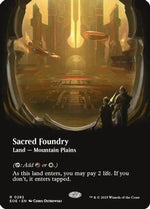 Sacred Foundry (Borderless) (EOE-282) - Edge of Eternities Foil - Poke-Collect
