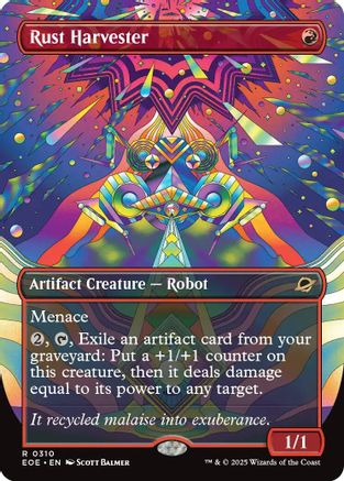 Rust Harvester (Borderless) (EOE-310) - Edge of Eternities Foil - Poke-Collect