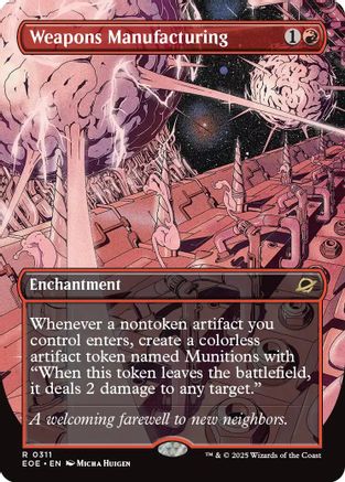 Weapons Manufacturing (Borderless) (EOE-311) - Edge of Eternities Foil - Poke-Collect