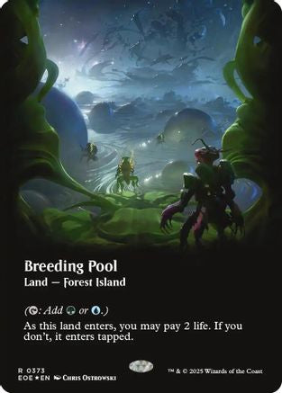 Breeding Pool (Borderless) (Galaxy Foil) (EOE-373) - Edge of Eternities Foil - Poke-Collect