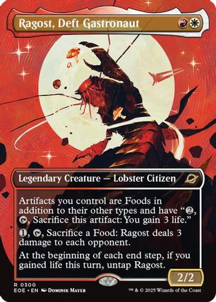 Ragost, Deft Gastronaut (Borderless) (EOE-300) - Edge of Eternities Foil - Poke-Collect