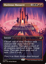 Mutinous Massacre (Borderless) (EOE-314) - Edge of Eternities Foil - Poke-Collect