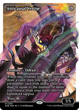 Anticausal Vestige (Showcase) (Fracture Foil) (EOE-383) - Edge of Eternities Foil - Poke-Collect