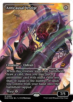 Anticausal Vestige (Showcase) (Fracture Foil) (EOE-383) - Edge of Eternities Foil - Poke-Collect