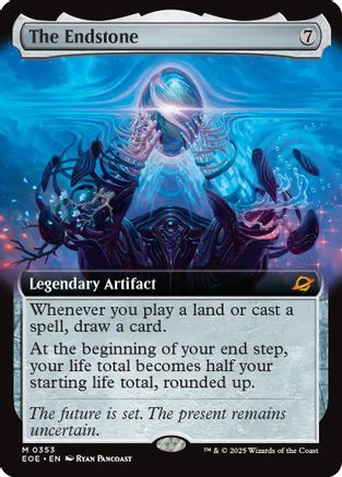 The Endstone (Extended Art) (EOE-353) - Edge of Eternities Foil - Poke-Collect