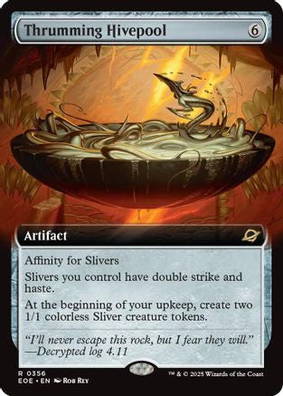 Thrumming Hivepool (Extended Art) (EOE-356) - Edge of Eternities Foil - Poke-Collect