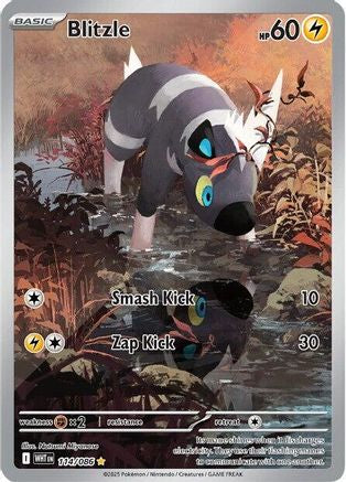 Blitzle - 114/086 114 - SV White Flare Holofoil - Poke-Collect