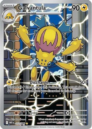 Galvantula - 117/086 117 - SV White Flare Holofoil